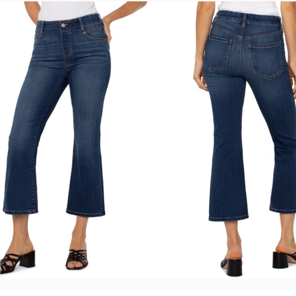 Liverpool | The Gia Glider Crop Flare Jeans | Crop Flare Jeans | NWT